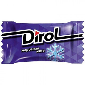 Жевательная резинка DIROL Морозная Мята 272г Жевательная резинка DIROL Морозная Мята 272г