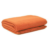 Плед флис 220 гр/м2 130х150, оранжевый