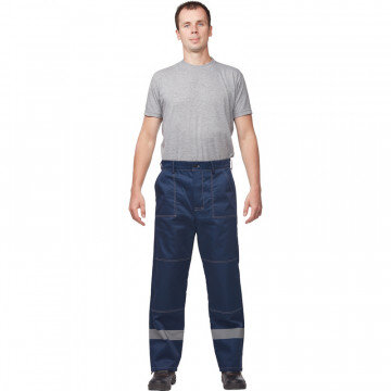 Спец.одежда летняя Костюм муж. л20-КБР син/красн (р.56-58) 158-164