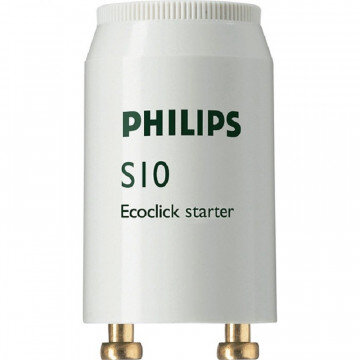 Стартер для люминесцентных ламп Philips S10 4-65W 220-240V (25шт/уп)