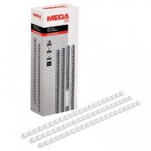 Пружины для переплета пластиковые Promega office 10мм белые 100шт/уп. Пружины для переплета пластиковые Promega office 10мм белые 100шт/уп.