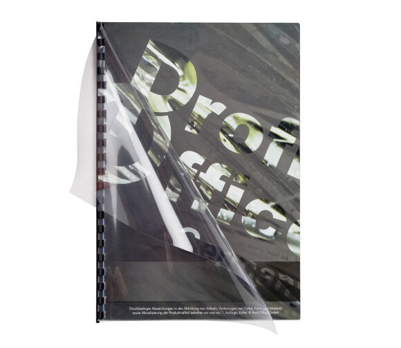 Обложки для переплета пластиковые ProfiOffice прозрачныеА3,200мкм,100шт/уп.