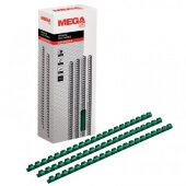 Пружины для переплета пластиковые Promega office 10мм зел. 100 шт. /уп. Пружины для переплета пластиковые Promega office 10мм зел. 100 шт. /уп.