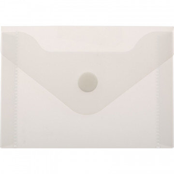 Папка -конверт на кнопке А7 105x74мм 180 мкм  ассорти,Attache  20шт.уп.