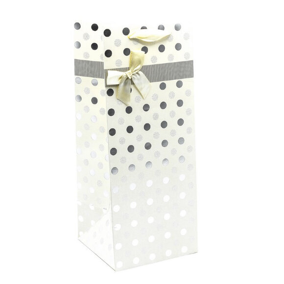 Пакет подарочный ламинир Леди с тиснением (микс) 14х35х14 арт.000154M