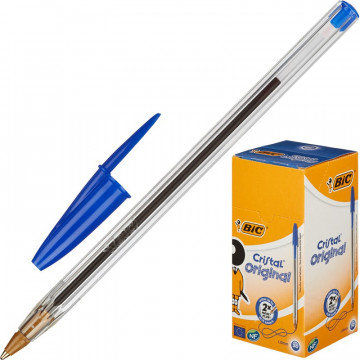 Ручка шариковая BIC Cristal синий 0,4мм Франция Ручка шариковая BIC Cristal синий 0,4мм Франция