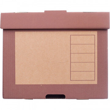 Короб архивный Attache на 5 папок 75мм, надстраив.,крышка