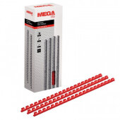 Пружины для переплета пластиковые Promega office 10мм крас. 100шт/уп. Пружины для переплета пластиковые Promega office 10мм крас. 100шт/уп.