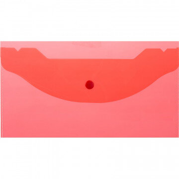 Папка конверт на кнопке А6 135x250мм,Attache 180мкм, ассорти, 10шт.уп