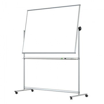 Доска магнитно-маркерная 100х120 лак вращ., на роликах Россия