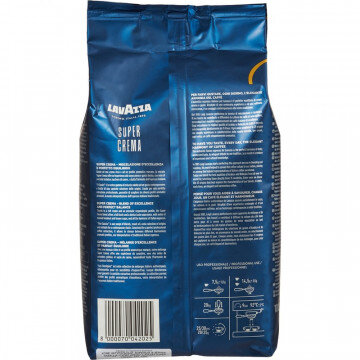 Кофе Lavazza Super Crema в зернах, 1 кг Кофе Lavazza Super Crema в зернах, 1 кг