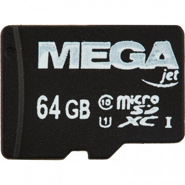 Карта памяти Promega jet microSDHC 64GB Class10+адаптер