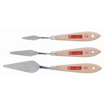 Набор мастихинов 3 штуки 5,13,15 Art Creation 9146990M Набор мастихинов 3 штуки 5,13,15 Art Creation 9146990M