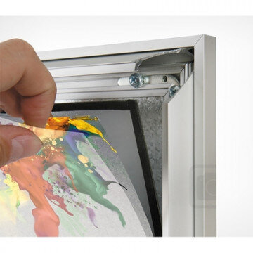 Штендер с рамами из алюминиевого клик-профиля А1 A-STAND 25X2 мм