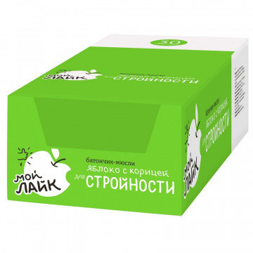 Батончик мюсли Леовит Яблоко с корицей для стройности, (30б/25г) Батончик мюсли Леовит Яблоко с корицей для стройности, (30б/25г)