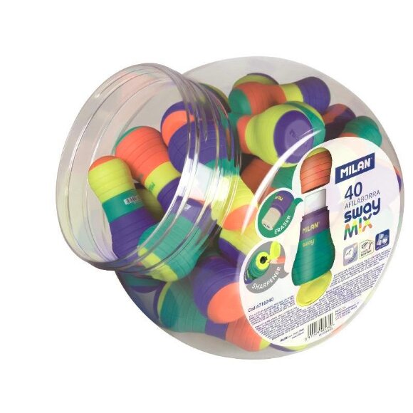 Ластик-точилка Milan SWAY, цвет в ассорт. (4716240)