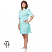 Халат медицинский м09-ХЛ св. мор.волн (р.60-62) 170-176