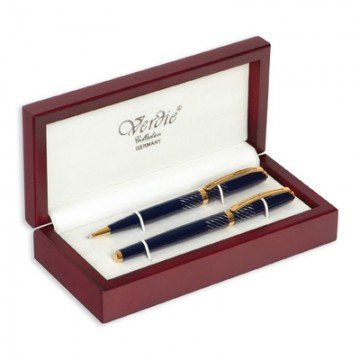 Набор пишущих принадл. VERDIE CFB-23W перо+шарик.ручки, дерев.футляр Тайван
