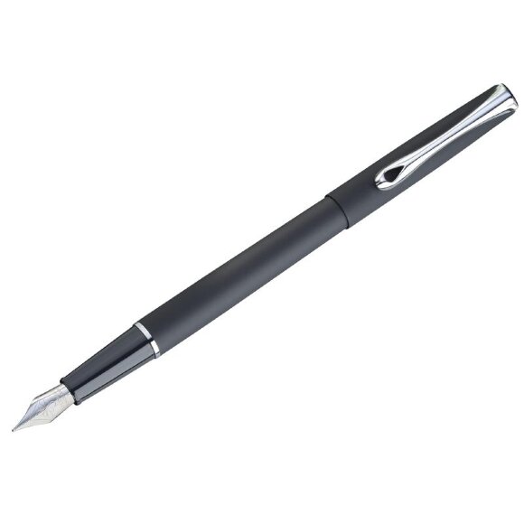 Ручка перьевая DIPLOMAT Traveller lapis black F синий D20000816