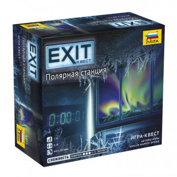 Настольная игра EXIT Квест.  Полярная станция арт.8972
