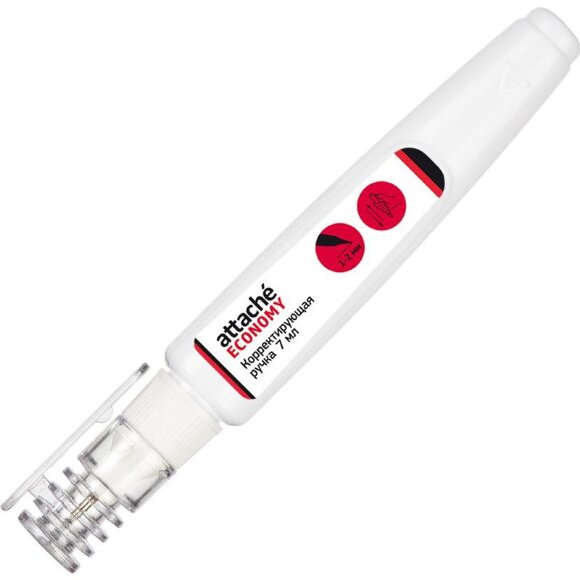 Корректирующая ручка 7мл Attache Economy, металлический наконечник