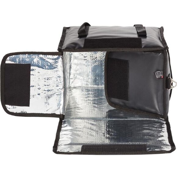 Термосумка для обедов винил черный 35х25х35 (31л)