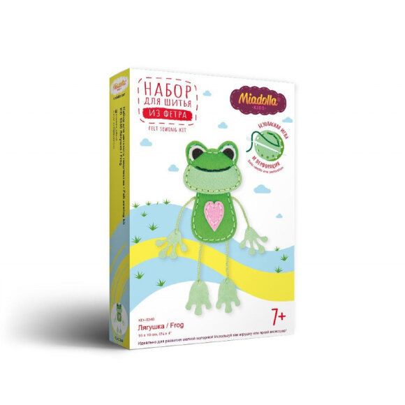 Набор для шитья игрушки Miadolla Лягушка,KD-0340