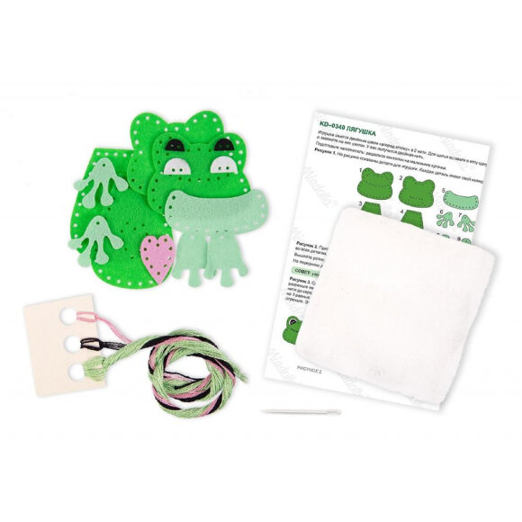 Набор для шитья игрушки Miadolla Лягушка,KD-0340