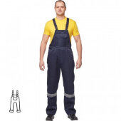 Спец.одежда летняя Полукомбинезон муж. л03-ПК синий. (р.64-66) 194-200