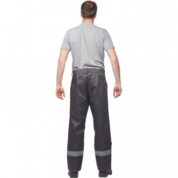 Спец.одежда летняя Костюм муж. л20-КБР сер/красн (р.44-46) 158-164