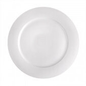 Тарелка обеденная 25см фарфор Royal Sutton белая TUDOR (TU2081-4)