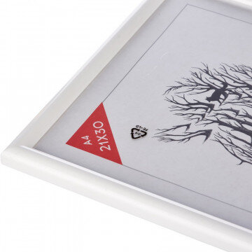 Фоторамка А4 пластиковая PS 500 белая