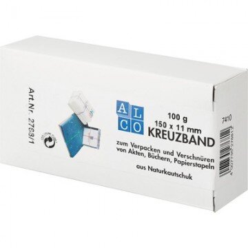 Резинка универсальная Attache Х-образная, 180х11х1 мм, 25 шт, ассорти