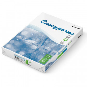 Бумага для ОфТех СНЕГУРОЧКА (А3,80г,146%CIE) пачка 500л.