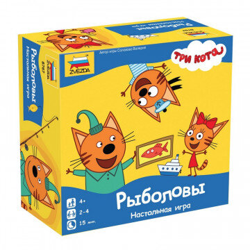 Настольная игра Три кота. Рыболовы. Арт.8767 Настольная игра Три кота. Рыболовы. Арт.8767