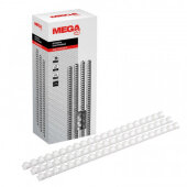 Пружины для переплета пластиковые Promega office 12мм белые 100шт/уп. Пружины для переплета пластиковые Promega office 12мм белые 100шт/уп.