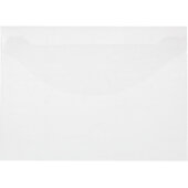 Папка-конверт на клапане 180 прозрачный 10 шт/уп