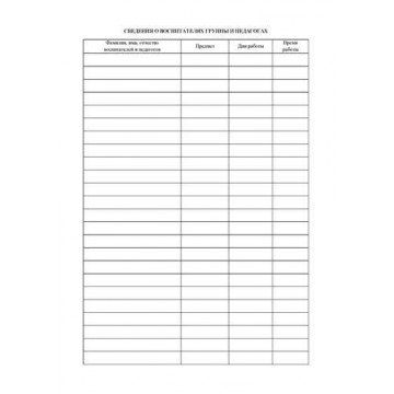 Журнал классный воспит.ДОУ,60х84/8,бл.писчая,обл.мелов.картон,44л КЖ-702