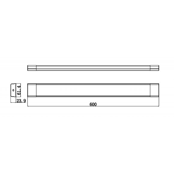 Светильник светодиодный ЭРА SPO-532-0-40K-018 IP20 18Вт 1500Лм 4000К призма