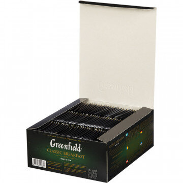 Чай Greenfield Classic Breakfast черный,100пак/уп 0582-09