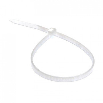 Хомут 100 мм х 2.5 мм, 100 шт, нейлон, многоразовый, Rexant, белый, 07-0109