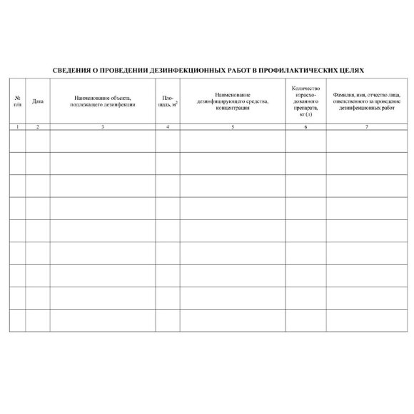 Журнал учёта получения и расх.дезинф.ср-в и провед.дезинф.работ,КЖ-595/1 Журнал учёта получения и расх.дезинф.ср-в и провед.дезинф.работ,КЖ-595/1