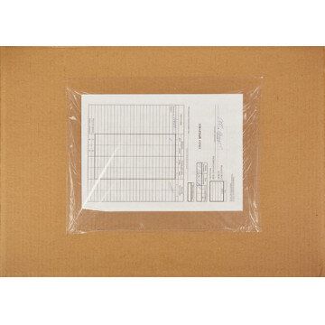 Пакет Для сопр.док из прозр. п/э 225x110мм стрип DocuFIX 1000шт/уп