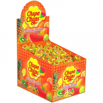 Карамель Chupa Chups ЭКЗОТИК ТРОПИК 12X100 АССОРТИ 1488300 Карамель Chupa Chups ЭКЗОТИК ТРОПИК 12X100 АССОРТИ 1488300