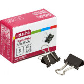 Зажим для бумаг 15мм Attache 12шт/уп Attache, в картонной коробке