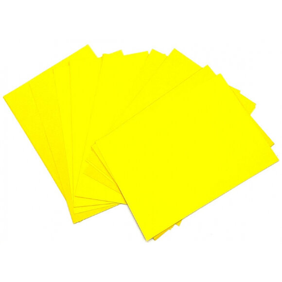Картон цветной Желтый 20л А4 одного цвета С2672-01