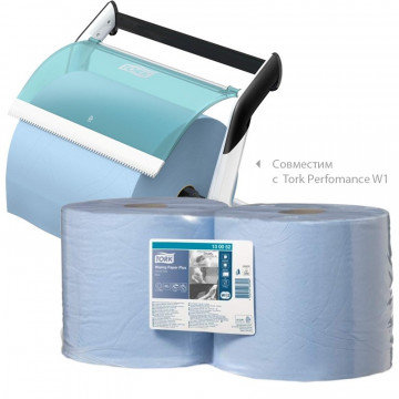 Бумага протирочная TorkW1/W2 2сл750лx2рул/к,съем.втул,гол.130052