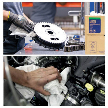 Бумага протирочная TorkW1/W2 2сл750лx2рул/к,съем.втул,гол.130052