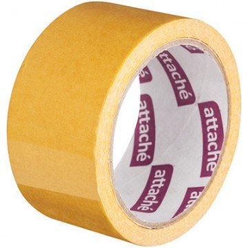 Клейкая лента двухсторонняя ATTACHE 50мм х 10м, на тканевой основе