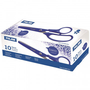 Ножницы детские Milan Basic Colours, 13,3 см, цвет синий 1412081051 Ножницы детские Milan Basic Colours, 13,3 см, цвет синий 1412081051